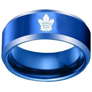 NWT Men’s Toronto Maple Leafs Titanium Ring